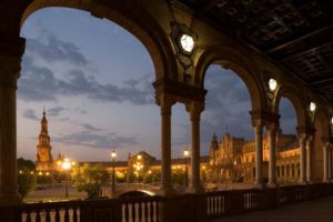 Sevilla Plaza de Eespana, courtesy of Tourist Office of Spain
