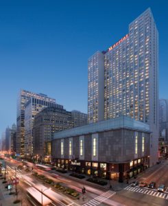Chicago Marriott Magnificent Mile Exterior, courtesy image