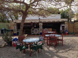 Outdoor Seating at Toni Montoliu Restaurant