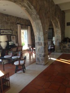 Lobby at Parador de Malaga Gibralfaro