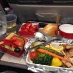 Iberia Airlines Dairy-Free Dinner on International Flight