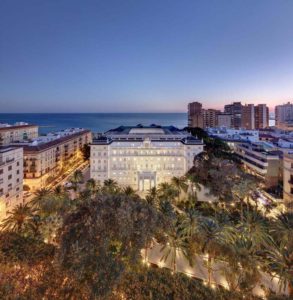 Gran Hotel Miramar in Malaga Spain City and Sea