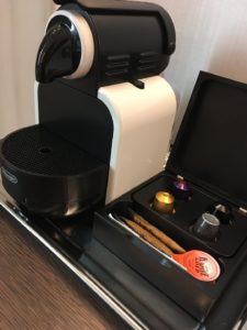 Nespresso Machine at Gran Hotel Miramar Guest Room