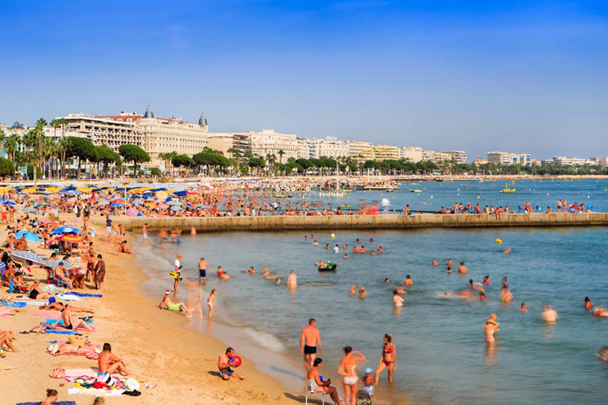 Beach View in Cannes, France | Business Travel Destinations