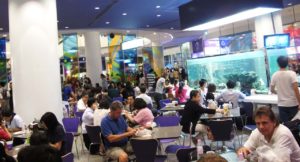 Food Court in Bangkok Shopping Centre