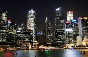 Singapore Marina Bay at Night