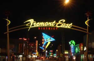 Freemont Street East in Las Vegas