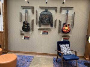 Hardk Rock Hotel Madrid - Lobby Guitars