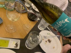 Hotel Molina Lario in Malaga Spain - Wine and Dinner