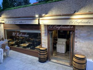 Madrid - El Enfriador Restaurant Exterior at Picasso Plaza