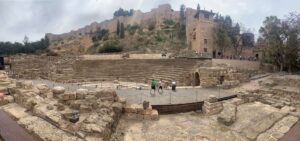 Malaga Ancient Ruins Panorama