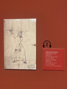 Picasso Foundation Malaga Home - Picasso Hercules - Pencil on Paper (1890)