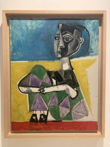 Picasso Museum in Malaga - Pablo Picasso - Jacqueline Seated (1954)