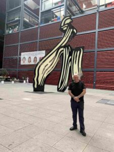 Spain Madrid Private Guide Jorge Ramon Outside Reina Sofia