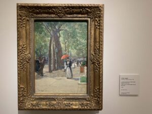 Thyssen Museum in Madrid - Childe Hassam - Fifth Avenue at Washington Square in New York (1891)