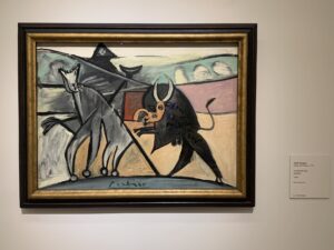 Thyssen Museum in Madrid - Pablo Picasso - Bullfight (1934)