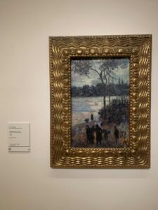 Thysseum Museum - Paul Gauguin - The Fire at teh River Bank (1886)