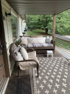 My Ashville Airbnb Experience Front Porch