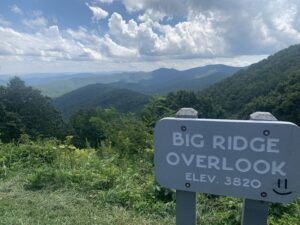 Big Ridge Overlook in NC