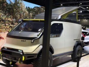 Kia PV5 WKNDR Electric Van Concept at Chicago Auto Show 2025