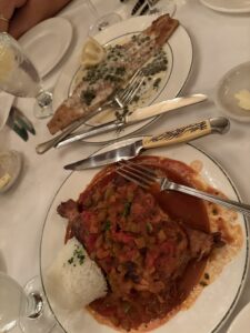 Dinner at Galatoires in New Orleans