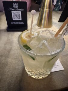 Enjoying a Cocktail in the Carousel Bar & Lounge Inside Historic and Classic Hotel Monteleone in New Orleans