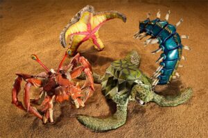 Cirque du Soleil Human-Sized Puppets of Sea Creatures the Twins Encounter After Being Shipwrecked