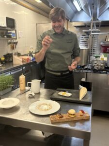 Chef Javier Muñoz Demonstrates His Approach To Local Ingredients During A Showcooking Experience At La Carboná