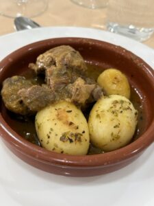 Classic Andalusian Pork Cheek and Potatoes in Sherry Wine Sauce
