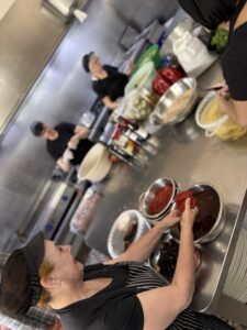 Cooking Demonstration Inside the Kitchen at Venta El Albero in Jerez Spain