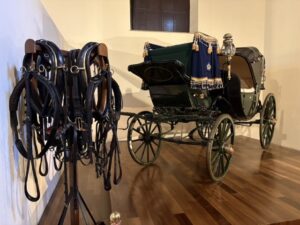 Famous Coach Built in 1730 at the Royal School of Equestrian Art in Jerez Spain