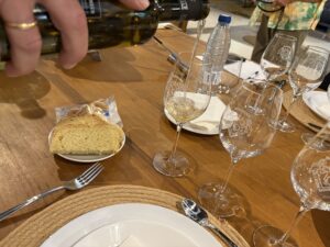 Fino Pour at Sherry Wine Tasting