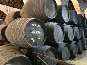 Oloroso Salera at Bodegas Leon Domcq in Jerez, Spain