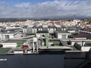 Upper Floor Guest Room City View at Madrid Marriott Hotel Princesa Plaza
