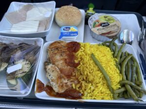 American Airlines International Flight Special Low Fat, Low Cholesterol Meal