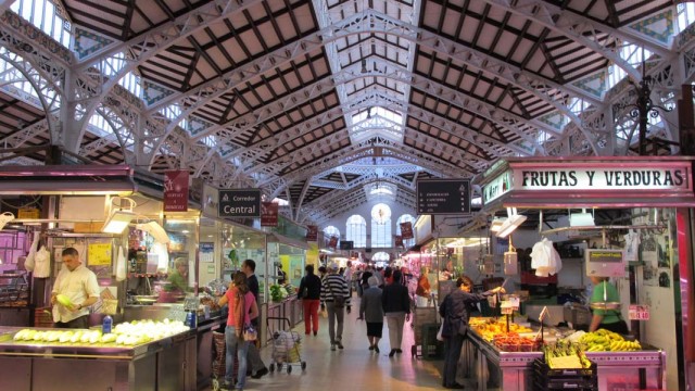 Valencia Central Market Stalls