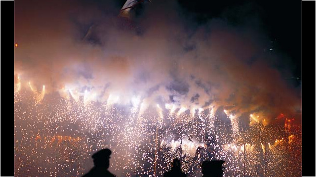 Courtesy of Spain Tourist Office Valencia, Spain during Fallas