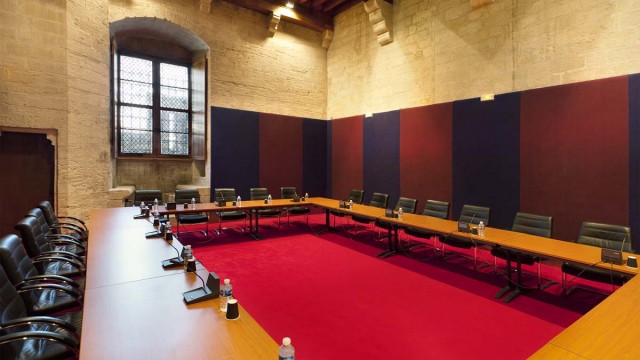 Palace of the Popes Convention Centre in Avignon, France (meeting space)