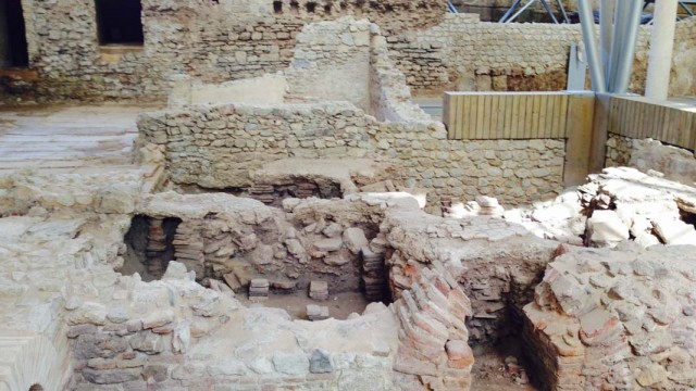 Catagena, Spain District of the Roman Forum Archaeological Dig