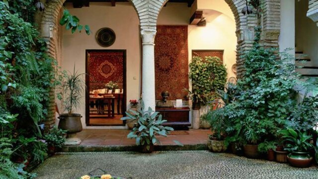 Courtesy photo from Tourist Office of Spain in Chicago Patio in Cordoba, Spain