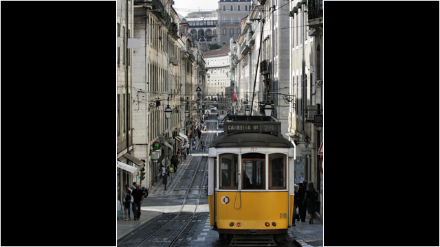 Courtesy image Tram in Lisbon