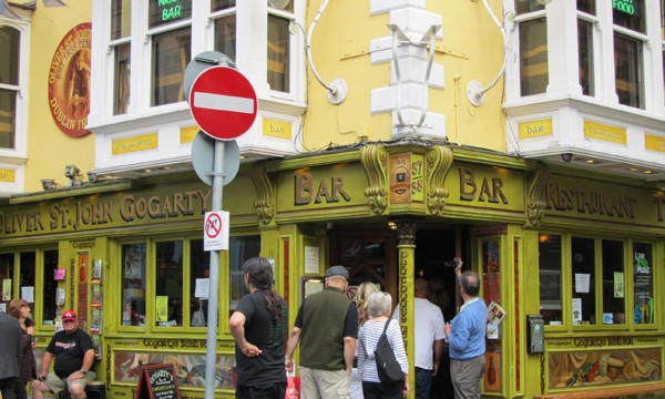 (c) 2011 Rob Hard Oliver St. John Gogarty in Dublin's Temple Bar