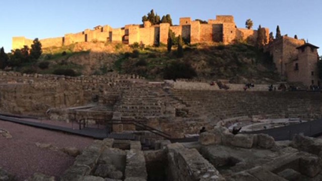 © 2017 Rob Hard El Teatro Romano Is the Oldest Monument at the Foot of Alcazaba Fortress in Málaga City, Spain