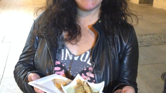 Courtesy image Enjoying Pintxos on the Streets of Pamplona with Silvia Azpilicueta, Director for Pamplona Congress