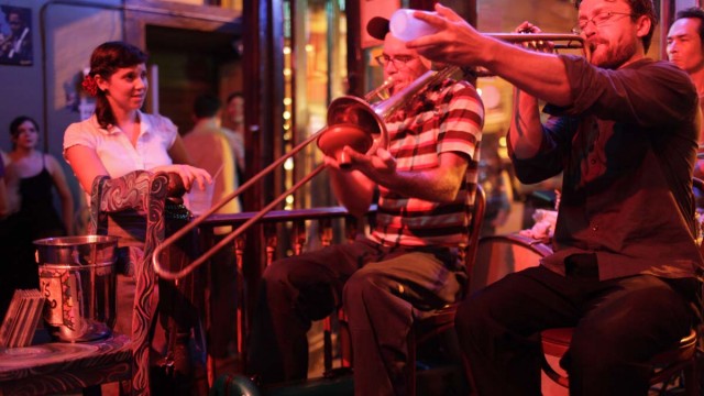 Musicians in New Orleans Frenchmen Street