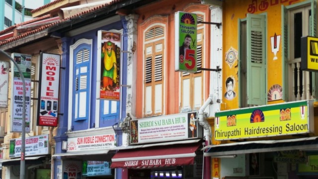 Little India Buildings in Singapore