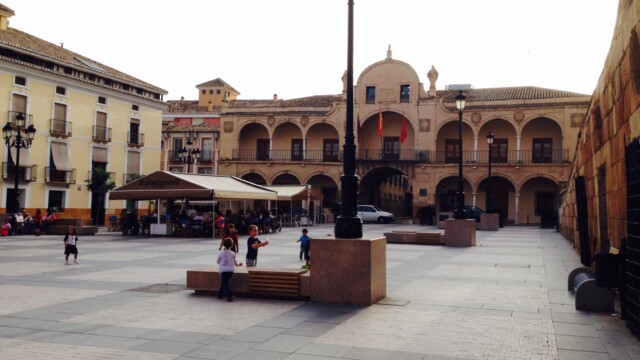 (c) 2015 Rob Hard Plaza de Espana in Lorca, Spain