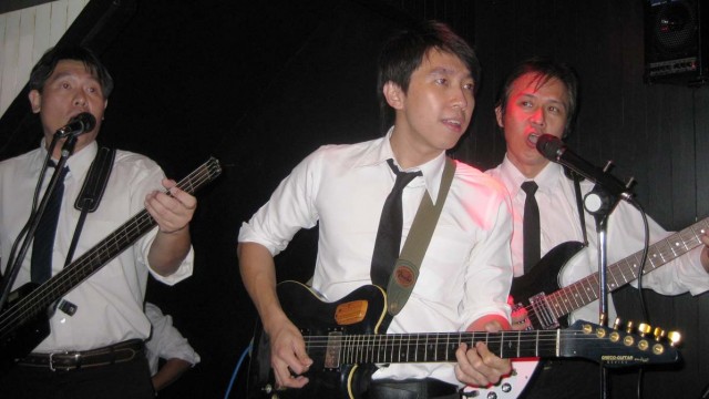 A Pop Band in a Bar in Bangkok