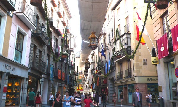Shopping Inside the Walled-City of Toledo, Spain