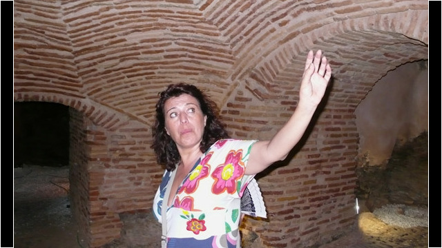 Almundena, an official guide in Toledo, Spain, gave a thorough overview of the city's historic past. (c) 2011 Jackie Scheckler Finch Private Guided Tour in Toledo, Spain